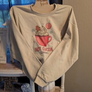 Gildan Cream Hot Cocoa Season Sweatshirt